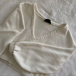 UO Out From Under Vivian V-Neck Top